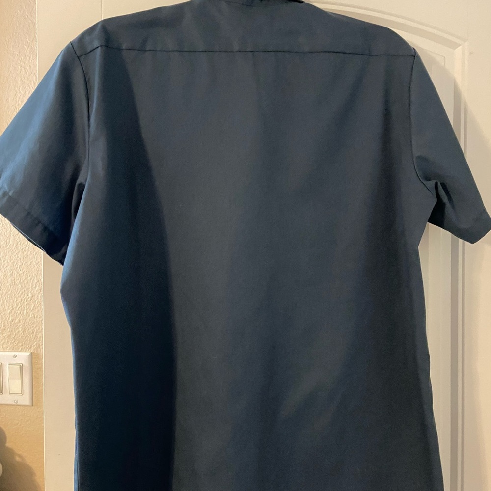 Men’s Original Dickies Brand Teal Blue Button Down Shirt XXL - Picture 3 of 3